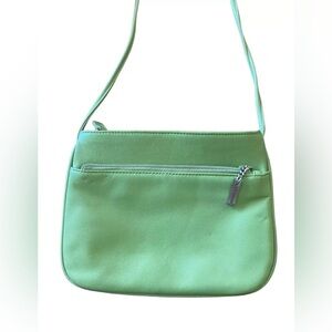 Giani Bernini Green Suede Purse